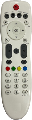 SHIELDGUARD Remote Control Compatible for D2H Setup Box Videocon Remote Controller(White)