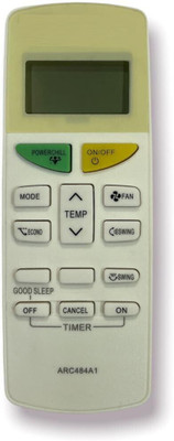 miracles in hand AC REMOTE COMPATIBLE WITH MODEL:ARC484A1 DAIKIN Remote Controller(White)