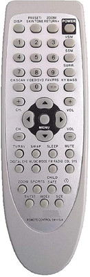 BhalTech RC 115/A CRT TV Universal Compatible with CRT TV Onida Onida TV Remote Controller(Grey)