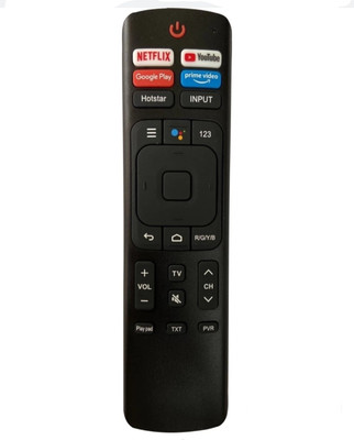 Paril ® 78 N TV REMOTE Compatible for Vu Smart TV LCD/LED Remote Control ® 78 N TV REMOTE Compatible for Vu Smart TV LCD/LED Remote Control (No voice Command) (Exactly Same Remote Will Only Work) Remote Controller(Black)