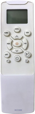 RESORB RE 234 Carrier, Midea Split/Inverter AC (Model: RG56CMI-W1) Remote Controller(White)