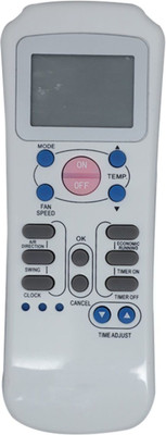 NixGlobal 82 AC R14A/E Remote Compatible for CARRIER AC Remote Controller(White)