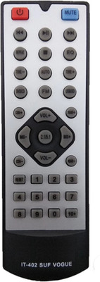 Ethex Remote Replacement for Intex home theater/ Music system Remote Control New TvR-43 (Same remote Only will work)(before buy check all images) Remote Controller(Black)