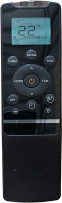 ERNIL AC Remote Compatible for Carrier AC 235 With Backlight ( Please Match The Image with Your Old Remote ) Remote Controller(Black)