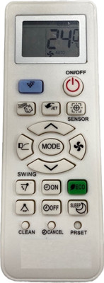 SHIELDGUARD AC Remote Control 156B Compatible for AC Sharp Remote Controller(White)