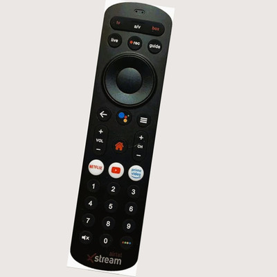Gezok Xstream DTH Remote DTH/Xstream Remote Airtel, Airtel Xstream, Airtel DTH Remote Controller(Black)