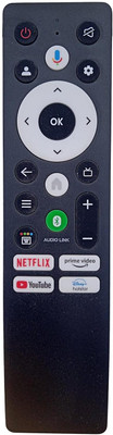 BhalTech PN-V12 Led Smart Android Tv Remote Control [with-Voice] (Voice Supported) (Old Remote Must be Exactly Same) Compatible For Panasonic Tv Remote Controller(Black)