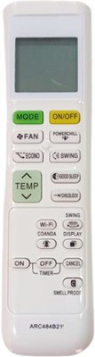 Nij ARC484B21 Ac Compatible For Split AC Remote Control With WiFi Button DAIKIN Remote Controller(White)