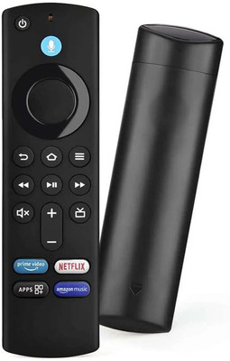 Lacdo 3rd Generation Remote Alexa Amzon Fire Tv Stick Remote ( 3rd Generation ) [ Firestick Remote ] Amzon Alexa Voice FlRE TV Stick (3rd Generation) Remote Controller(Black R)