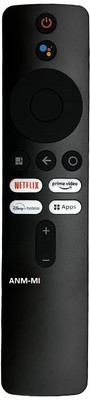 ANM Remote Compatible for Mi Tv Remote for Smart Android 4K Led UHD HD Television MI - The Next Gen - Bluetooth Feature and Voice Command Remote Controller(Black)