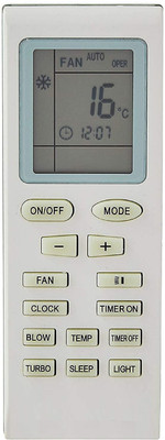 vmps 1 Year Warranty YB1FA AC Remote Compatible for VOLTAS LLOYD ONIDA GODREJ ELECTROLUX GREE AC Remote Controller(White)