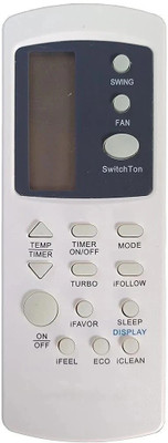 TIZOQ Remote Control NO.31C Compatible for Kelvinator AC Remote Controller(White)