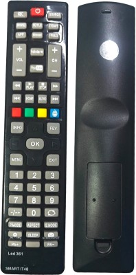 Ehop AC169B Compatible Remote Control for  BBN Smart Led Tv Blueberry’s Remote Controller(Black)