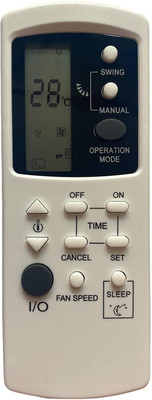 LUNAGARIYA AC Remote No.39, Compatible with  AC Remote Control ONIDA Remote Controller(White)