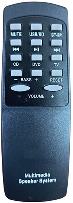 HDF Replacement Remote Control Compatible for Philips Home Theatre Speakers System DSP-45U Home Theatre Multimedia Speakers System Philips DSP-45U-Please Match the image With Old Remote Controller(Black)