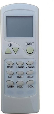 Piyush REMOTE NO 7-C FOR SPLIT AC (I-COOL BUTTON IN THE LAST LINE) COMPATIBLE TO ONIDA SEND OLD REMOTE PHOTO 9822247789 WHATSAPP FOR VERIFICATION Remote Controller(Grey)