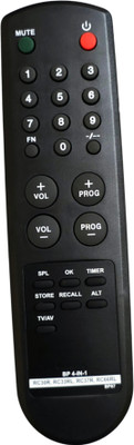 ERNIL 4in1 RC30R RC33RL RC37R RC66RL TV Remote Compatible For BPL CRT TV Remote RC30R RC33RL RC37R RC66RL (Old Remote Must be Exactly Same) Remote Controller(Black)