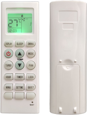 LipiWorld 36CC AC Remote Control With Display Light Backlight Compatible For  Reconnect AC Remote Controller(Grey)