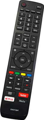 Ehop EN3Y39H Compatible remote control for  Smart TV With youtube Hisense Remote Controller(Black)