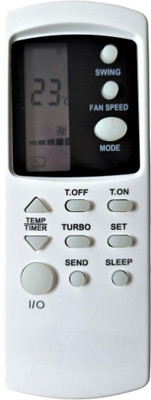 Ehop AC-31 Compatible Remote Control for AC With Turbo,Send and Sleep Function Voltas Remote Controller(White)