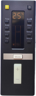Harsh Enterprises AC-204 Compatible for IFB AC  Split/window AC Remote control with AAA battery IFB Remote Controller(Black)