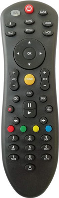 OG DTH8 Universal Remote with Recording Function Compatible for DISH TV HD SET-TOP BOX Remote Controller(Black)