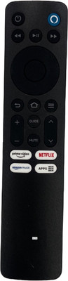 SHIELDGUARD Voice Remote Control 746 Compatible for Redmi 4K Fire LED TV (With Voice function) (Match with your old remote) Remote Controller(Black)