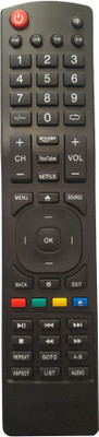 LipiWorld LED Smart TV Remote Control Compatible For  Dyanora Tv Remote Controller(Black)