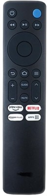 hybite Bluetooth Remote Compatible for Red- Smart Fire TV with Voice Command Prime Video etc Hotkeys(Pairing Must to Operate Voice) Redmi Fire tv With Voice Remote Controller(Black)