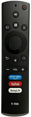 SHIELDGUARD Remote Control 703 Compatible for Thomson Smart LED TV (Without Voice function) Remote Controller(Black)