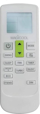 miracles in hand MIH225 AC Remote Compatible WITH (MAGICOOL) WHIRLPOOL Remote Controller(White)