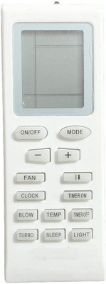 Rohit Electronics Remote Compatible for  Split/Window AC with Clock Function Voltas Remote Controller(White)