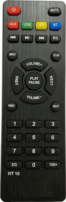 V4 Gadgets YY HT16 Zebronics Multimedia Remote Controller(Black)