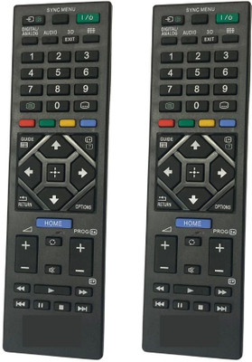 Gezok  BRAVIA LCD/LED TV Remote Controller (Pack of 2) SONY Remote Controller(Black)