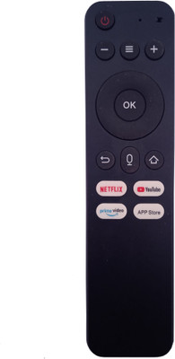 LipiWorld Led Smart TV Bezelless Series 4K Remote (NO Voice) Compatible For  HUIDI Tv Remote Controller(Black)