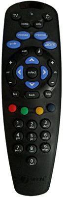 V4 Gadgets Compatible Replacement Remote Control for  Sky,  Play Set Top Box Tata Remote Controller(Black)