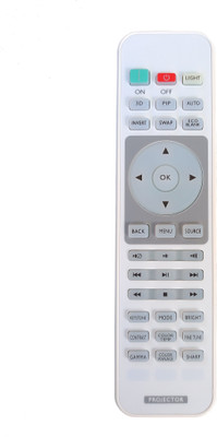 LipiWorld Projector Remote For BenQ HT1075 HT1085ST HT2050A HT2150ST HT3050 HT4050 MH684 TH670s TH683 W1070+W W1075 W1080ST+ W1090 W1110s W1120 W1210ST W1350 W2000+W3000 Remote Controller(Grey)