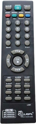 Ansar electronic LG CRT TV REMOTE CONTROL Suitable for LG Crt tv universal remote control Lg universal Remote Controller(Black)