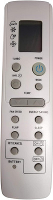 Kritex 6 AC Remote Compatible for Samsung Remote Control Remote Controller(White)