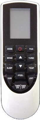 LipiWorld 182 AC Remote Control Compatible for  Onida AC Remote Controller(White)