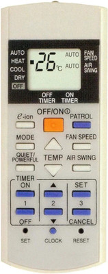 NixGlobal 29-D PANA-S0NIC AC Remote Compatible with PANASONIC 1 / 1.5 / 2 TON AC Remote Controller(White)