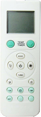 Ehop 102-AC Compatible Remote Control for AC S2-S3 Videocon Remote Controller(White)