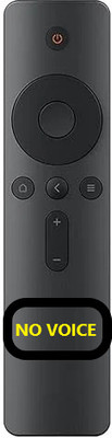 MIFKRT Remote 4.A LCD LED Smart TV Remote Control Compatible for Smart TV Mi, No Voice Remote Controller(Black)