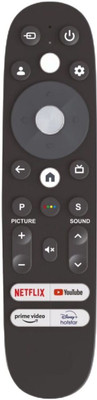 miracles in hand Non-Voice Remote Compatible with Smart 4K LED TV Remote Control MIHRND VU Remote Controller(Black)