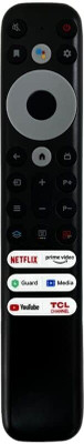 Tech Vibes Remote Compatible with  Tv RC902V Model Bezel-Series P635 Pro with Voice TCL Remote Controller(Black)