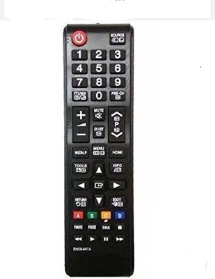 Sugnesh ® 9N TV REMOTE Compatible for Samsung Smart TV LCD/LED Remote Control (Macthing with Old Remote,same Remote will Only work) Remote Controller(Black)