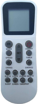 Tech Vibes Bluestar Ac-125 AC Remote Compatible with Blue star Split/Window AC Remote Control (AC-125) Blue Star Ac, BlueStar Ac Remote Controller(White)