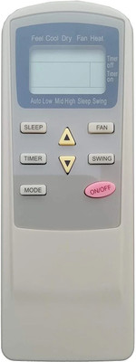 BhalTech 41 AC Compatible for  VOLTAS AC Remote Controller(White)
