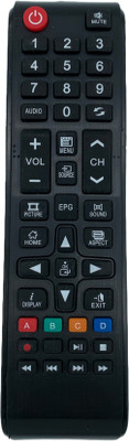Xpecial LED128 Remote Compatible with CROWN 4K SMART LED LCD TV Remote Controller(Black)