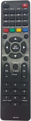 Nij LED-1576 New LED LCD TV Remote Control KHAITAN Remote Controller(Black)